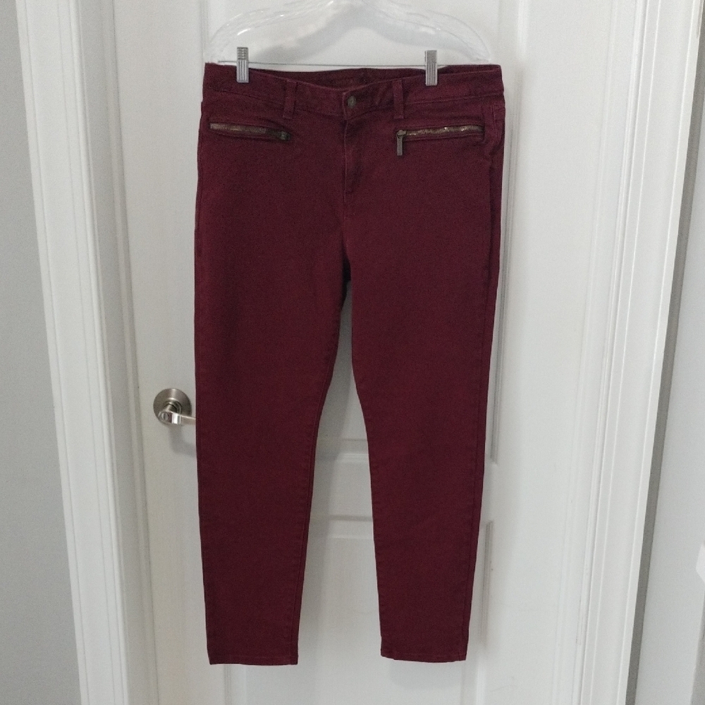 Michael Kors Burgundy Jeans
